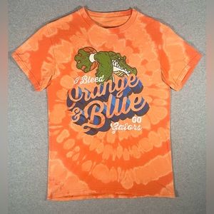 University of Florida Basketball Tie Dye T Shirt US Medium